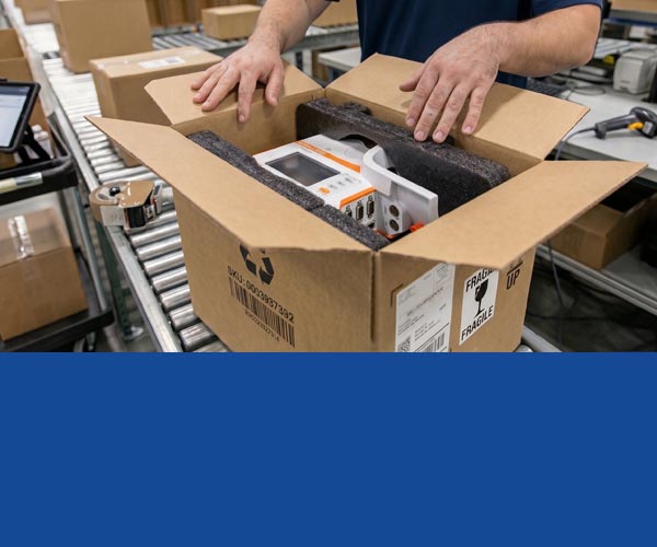 Boxes with foam